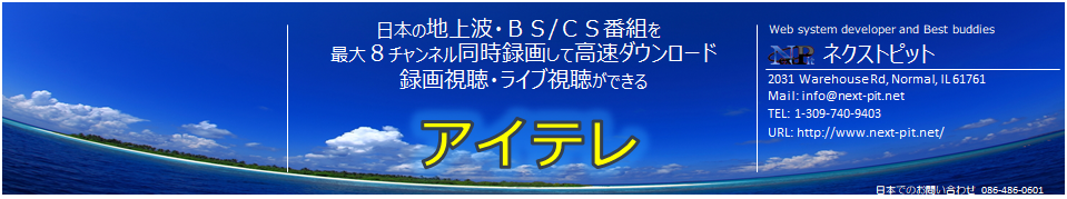 海外で日本のテレビを見る